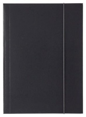 Doska s gumičkou, 15 mm, kartón, A4, ESSELTE "Economy", čierna