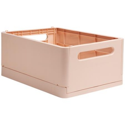 Úložná krabica, A4+, skladacia, EXACOMPTA "Skandi", nude (telová farba)