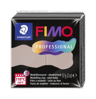 Modelovacia hmota, 57 g, vypaľovacia, FIMO Professional, taupe