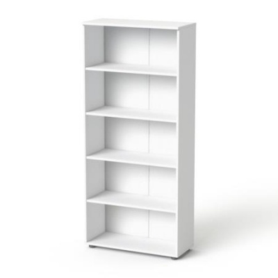 Skriňa, otvorená, s policami, MAYAH "Freedom SV-02", biela