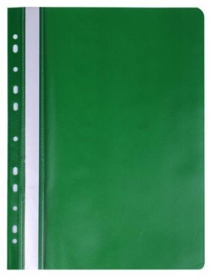 Rýchloviazač s eurodierovaním, PP, A4, VICTORIA OFFICE, zelený