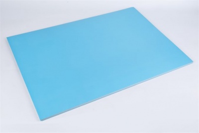 Dekoračný kartón, 2 stranný, 48x68 cm, svetlomodrý