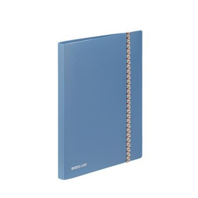 Katalógová kniha, 30 vreciek, A4, VIQUEL "Business Class", modrá