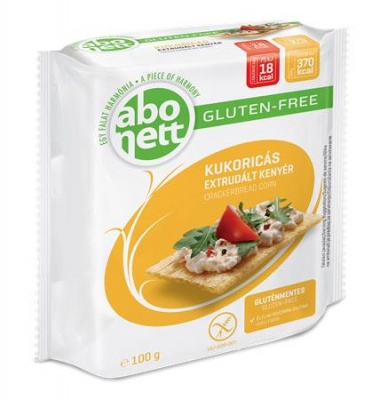 Abonett extrudovaný chlieb, 100 g, kukuričný, bezlepkový