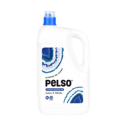 Prací gél, 5 l, PELSO LEXY "Pelso Prémium Color and White"