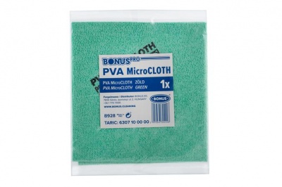 Čistiaca utierka, univerzálna, 40x34 cm, BONUS "MicroCLOTH", zelená