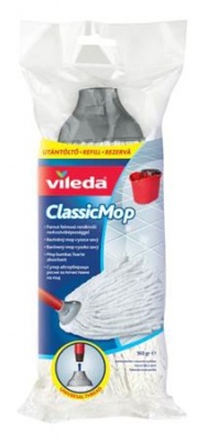 Mop, bez rukoväte, bavlna, VILEDA "Classic Mop", biela