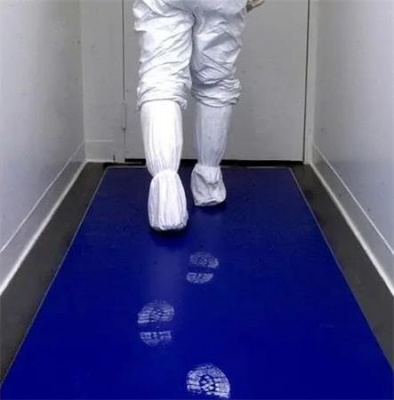 Rohožka, antibakteriálna, 45x115 cm, 5x30 dlaždíc, modrá