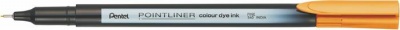Liner, 0,4 mm, PENTEL "Pointliner", sunset oranžový