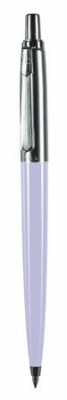Guľôčkové pero, 0,8 mm, stláčací mechanizmus, pastelové fialové telo pera, PAX, modrá