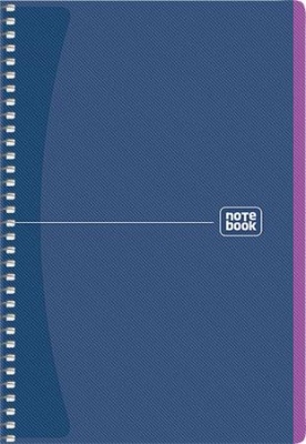Špirálový zošit, A5, štvorčekový, 80 listov, SHKOLYARYK "Notebook",  mix