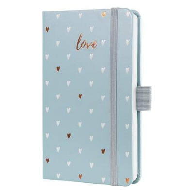 Diár, A6, týždenný, 2026, tvrdá obálka, SIGEL "Jolie", Grey love