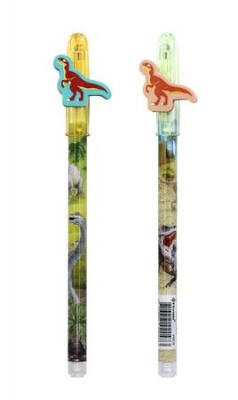 Mikroceruzka, s gumou, displej, HB, ICO „Bensia“, dinosaurus