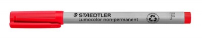 Nepermanentný popisovač, OHP, 0,6 mm, STAEDTLER "Lumocolor® 316 F", červená