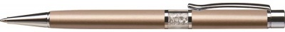 Guľôčkové pero, zlaté, stred plnený bielymi SWAROVSKI® krištáľmi, 14 cm, ART CRYSTELLA®