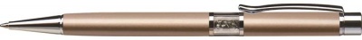Guľôčkové pero, zlatá, stred plnený Black Diamond SWAROVSKI® krištáľmi, 14cm, ART CRYSTELLA®