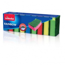 Špongia "Rainbow", 9 ks/bal