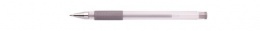 Gélové pero, 0,7 , s vrchnákom, ICO "Gel-Ico", strieborné