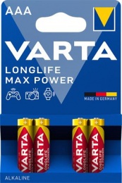 Batéria, AAA, mikrotužková, 4 ks, VARTA "MaxTech"