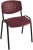 Konferenčná stolička, plastová s dierkami, "TAURUS",  bordová