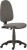 Kancelárska stolička, čalúnená, čierny podstavec, "Megane", sivá