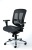 Kancelárska stolička, nastaviteľné opierky rúk, sieťované sedadlo, sieťové operadlo, hliníkový podstavec, MAYAH "Flow"