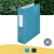 Pákový šanón, 80 mm, A4, kartón, 180°, LEITZ "Cosy Soft Touch", pokojná modrá