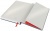Záznamová kniha, A5, štvorčeková, 80 listov, tvrdá obálka, LEITZ "Cosy Soft Touch", zamatová sivá