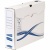 Archivačná krabica, A4, 80 mm, FELLOWES "Bankers Box Basic", modrá/biela