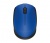 Myš, bezdrôtová, optická, stredná veľkosť,  USB, LOGITECH "M171", modrá