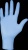 Ochranné rukavice, jednorazové, nitril, veľkosť S, 100 ks, nepudrované, modrá