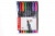 Permanentný popisovač, 0, 4 mm, STABILO "OHPen S", 8 rôznych farieb