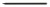 Ceruzka, s bielym kryštálom, 17,5cm, "MADE WITH SWAROVSKI ELEMENTS", čierna