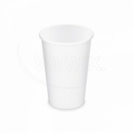 Papierový pohár (FSC Mix/PE) biely Ø80mm 330ml `0,3L/10oz/ML` [50 ks]  Wimex