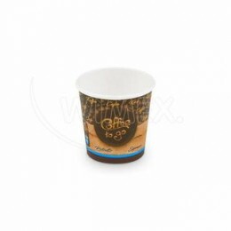 Papierový pohár (FSC Mix/PE) "Coffee to go" Ø62mm 110ml `0,08L/4oz/XS` [50 ks]  Wimex