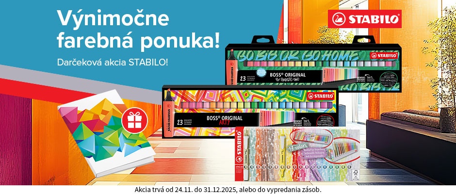 Výnimočne farebná ponuka!